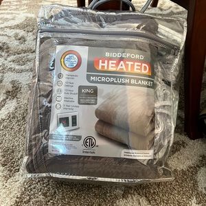 Biddeford Heated Microplush Blanket KING